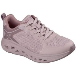 Buty sportowe damskie Skechers Bobs Arc Waves Remix. Fioletowe obuwie sportowe damskie Skechers, bez wzorów, z materiału, na fitness i siłownię. Za 490.00 zł.