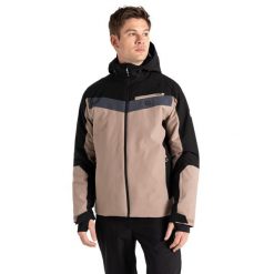 Męska Kurtka Narciarska Eagle II. Czarne kurtki męskie Dare 2b, m, bez wzorów, z materiału, długie, z kapturem, narciarskie. Za 497.99 zł.