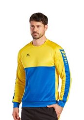 Bluza Erima Six Wings. Niebieskie bluzy męskie Erima, xl, bez wzorów, z bawełny, bez kaptura. Za 208.50 zł.