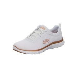 Buty do chodzenia damskie Skechers Flex Appeal 40. Białe obuwie sportowe damskie Skechers, bez wzorów, z meshu, trekkingowe. Za 302.00 zł.