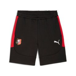 Krótka koszulka Stade Rennais Evostripe. Czarne koszulki sportowe męskie Puma, bez wzorów, do piłki nożnej. Za 284.00 zł.