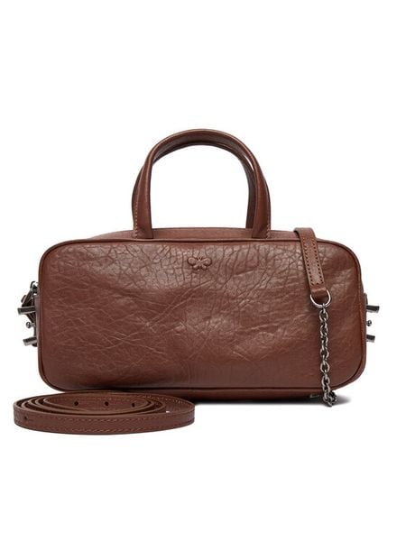 Weekend Max Mara Torebka Tundra 2525516095600 Brązowy. Brązowe torebki do ręki damskie Weekend Max Mara, bez wzorów, ze skóry, bez dodatków. Za 1,449.00 zł.