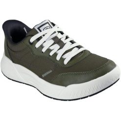 Adidasy Skechers Cyrus - Raiden, Mężczyźni. Zielone buty sportowe męskie Skechers, ze skóry ekologicznej, bez zapięcia, na fitness i siłownię. Za 490.00 zł.