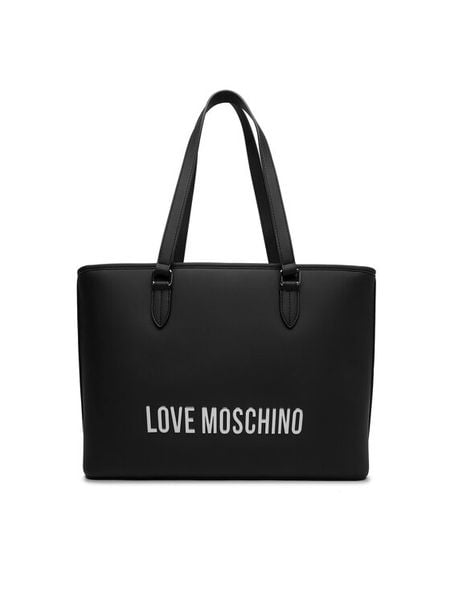 LOVE MOSCHINO Torebka JC4190PP0NKD000B Czarny. Czarne torebki do ręki damskie Love Moschino, bez wzorów, ze skóry, bez dodatków. Za 849.99 zł.