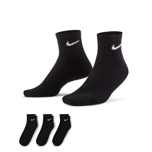 Skarpety Everyday Cushion Ankle 3 Pary. Czarne skarpety męskie Nike, bez wzorów, z bawełny. Za 176.99 zł.