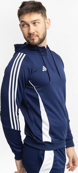 Adidas Bluza męska adidas Tiro 24 Training Hoodie niebieska IR9398 M. Niebieskie bluzy męskie Adidas, m, bez wzorów, bez kaptura. Za 214.99 zł.