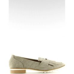 Mokasyny damskie szare 1174 Grey. Szare mokasyny damskie ButyModne, klasyczne. W wyprzedaży za 79.00 zł.
