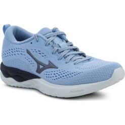 Buty Mizuno Wave Revolt 2 J1GD218152 niebieskie. Niebieskie obuwie sportowe damskie bez wzorów, z materiału, do biegania, mizuno wave. Za 576.40 zł.