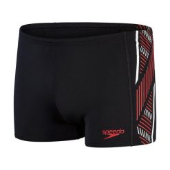 Bokserki kąpielowe męskie Speedo Tech Panel Aquashort. Czarne kąpielówki męskie Speedo, m, bez wzorów, do pływania. Za 64.35 zł.