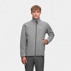 Bluza polarowa turystyczna męska Alpinus Antelao. Czarne bluzy męskie Alpinus, m, bez wzorów, z polaru, bez kaptura. Za 399.00 zł.