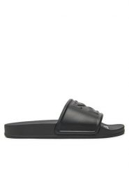 Off-White Klapki OWIC006S22MAT0011000 Czarny. Czarne klapki damskie OFF-WHITE, bez wzorów, z tworzywa sztucznego, bez obcasa. Za 479.99 zł.