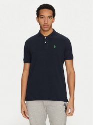 U.S. Polo Assn. Polo MUP3637 Granatowy Regular Fit. Niebieskie koszulki polo męskie U.S. Polo Assn., m, bez wzorów, z bawełny, bez ramiączek. Za 149.99 zł.