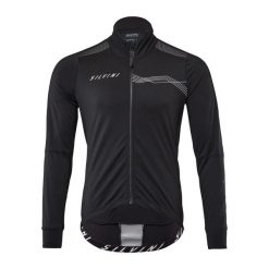 Kurtka rowerowa męska SILVINI Ghisallo softshell. Czarne kurtki sportowe męskie Silvini, na jesień, l, bez wzorów, z elastanu, na golfa. Za 589.00 zł.