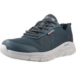 Buty SKECHERS 117351S BOBS B FLEX FLEX PROOF Niebieski. Niebieskie obuwie sportowe damskie Skechers, bez wzorów, z tkaniny, na fitness i siłownię. Za 320.99 zł.