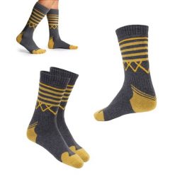 Skarpety KADVA Coryo. Szare skarpety damskie KADVA, bez wzorów. Za 39.99 zł.