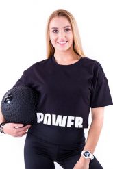 Koszulka treningowa na fitness damska 2skin POWER BLACK. Czarne koszulki sportowe damskie 2SkIN, m, bez wzorów, z materiału, bez kołnierzyka, bez ramiączek, do biegania. Za 59.00 zł.
