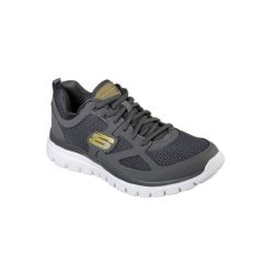 Buty sportowe męskie Skechers Burns Agoura. Niebieskie buty sportowe męskie Skechers, z materiału, bez zapięcia. Za 199.99 zł.