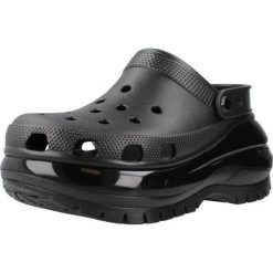 Tenisówki Crocs Model Classic Mega Crush Clog Kolor Czarny. Czarne klapki damskie Crocs, bez wzorów, z gumy, sportowe, bez obcasa. Za 336.10 zł.