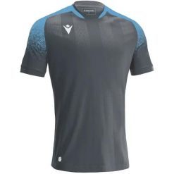 Koszulka Macron Alioth. Szare koszulki sportowe męskie Macron, na lato, l, bez wzorów, z materiału, bez kołnierzyka, bez ramiączek, na fitness i siłownię. Za 261.00 zł.