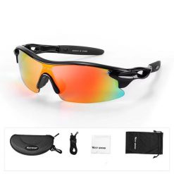 Akcesoria sportowe/okulary/okulary przeciwsłoneczne. Białe okulary przeciwsłoneczne dla dzieci WEST BIKING. Za 91.60 zł.