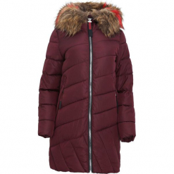 Bordowa Kurtka Unbelievable. Czerwone kurtki damskie Born2be, na zimę. Za 209.99 zł.