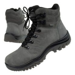 Buty trekkingowe 4F OBMH255 25S szare. Szare trekkingi męskie za kostkę, trekkingowe. Za 640.22 zł.