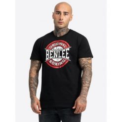 Koszulka Benlee Boxing Logo. Czarne koszulki sportowe męskie BENLEE, bez wzorów, bez kołnierzyka, bez ramiączek. Za 137.00 zł.