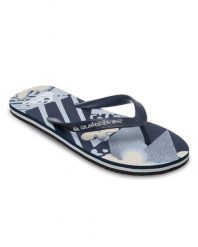 Klapki dla Mężczyzn MOLOKAI ART Czarny. Czarne klapki męskie Quiksilver, z gumy. Za 66.49 zł.