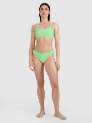 4F Dół od bikini damski - zielony S. Zielone bikini damskie 4f, na lato, s, bez wzorów. W wyprzedaży za 39.99 zł.