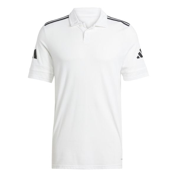 Polo bawełnowe adidas Squadra25. Białe koszulki polo męskie Adidas, m, bez wzorów, sportowe, bez ramiączek. Za 86.00 zł.