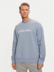Calvin Klein Bluza Hero Logo K10K112956 Niebieski Comfort Fit. Niebieskie bluzy męskie Calvin Klein, m, bez wzorów, z bawełny, bez kaptura. Za 249.99 zł.