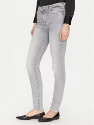 Guess Jeansy W5RA46 D5L81 Szary Skinny Fit. Szare jeansy damskie Guess. Za 259.99 zł.