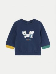 Mayoral Bluza 2455 Granatowy Regular Fit. Niebieskie bluzy dla chłopców Mayoral, bez wzorów, z bawełny, bez ramiączek, bez kaptura. Za 69.99 zł.