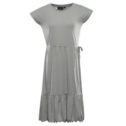 Sukienka damska ALPINE PRO Derefa szara XL. Szare sukienki damskie Alpine Pro, na lato, xl, bez wzorów, z elastanu, sportowe, bez kołnierzyka, bez ramiączek, midi, sportowe. Za 162.99 zł.