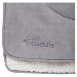 Cuddleco Koc Dwustronny Comfi-Cuddle 140 X 100 Cm Pebble. Szare kocyki dla dzieci Cuddleco, z zamszu. Za 139.00 zł.