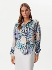 Guess Koszula W5GH0IWH9C2 Kolorowy Regular Fit. Bluzki damskie Guess, s, z aplikacjami, z syntetyku, bez kołnierzyka, bez ramiączek. Za 249.99 zł.
