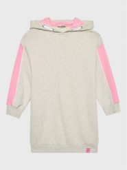 United Colors Of Benetton Sukienka codzienna 3J68CV00B Szary Regular Fit. Szare sukienki dla dziewczynek United Colors Of Benetton, bez wzorów, z bawełny, bez ramiączek. Za 179.99 zł.