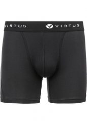 Bokserki Virtus Tuch. Czarne bokserki męskie VIRTUS, m, bez wzorów, z materiału. Za 107.50 zł.
