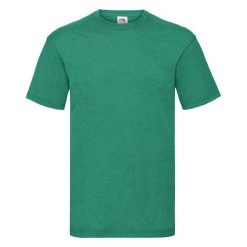 T-shirt Fruit Of The Loom Valueweight Adult Green Jaspeado. Białe t-shirty męskie Fruit of the Loom, m, bez wzorów, z bawełny, klasyczne, bez kołnierzyka. Za 130.99 zł.