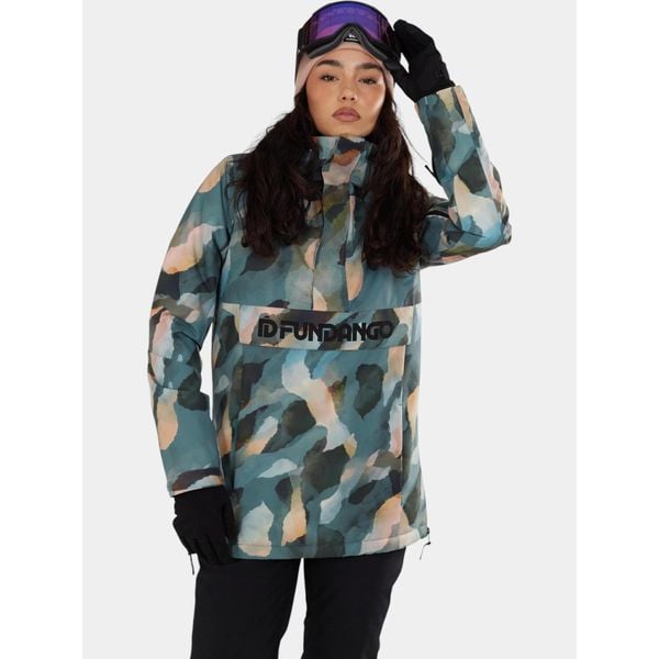 Anorak Damski Fundango Birch ECO Logo. Czarne kurtki damskie Fundango, na zimę, bez wzorów, bez kaptura. Za 599.90 zł.