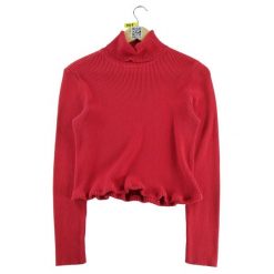 Damski sweter z golfem czerwony. Czerwone swetry damskie Ralph Lauren, m, bez wzorów, bez kołnierzyka, bez ramiączek, bez kaptura. Za 51.08 zł.