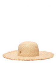 Tommy Hilfiger Kapelusz Summer Shop AW0AW18673 Beżowy jasny. Brązowe rękawiczki damskie Tommy Hilfiger, bez wzorów. Za 369.99 zł.