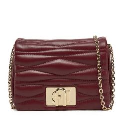 Torebka Furla. Czerwone torebki do ręki damskie Furla, bez wzorów, wizytowe, bez dodatków. Za 859.99 zł.