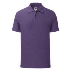 Koszulka Polo Męska Iconic. Fioletowe koszulki polo męskie Fruit of the Loom, m, bez wzorów, bez ramiączek. Za 52.99 zł.