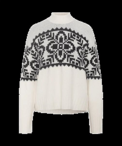 Sweter damski Kari Traa Disa. Białe swetry damskie Kari Traa, m, bez wzorów, z dzianiny, eleganckie, bez kołnierzyka, bez ramiączek, długie, bez kaptura. Za 482.00 zł.