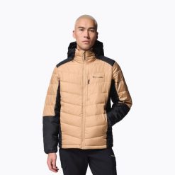 Kurtka męska Columbia Labyrinth Loop II Hooded. Brązowe kurtki męskie Columbia, m, bez wzorów, trekkingowe. Za 540.69 zł.