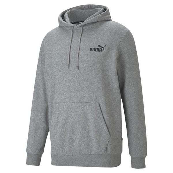Sweatshirt bluza z kapturem z małym logo Puma ESS TR. Szare bluzy męskie Puma, m, bez wzorów, z bawełny, z kapturem. Za 244.95 zł.