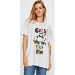 Trussardi Jeans - Top. Topy damskie marki bonprix. W wyprzedaży za 199.90 zł.