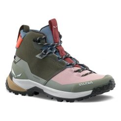 Damskie buty trekkingowe Salewa Puez 2 Knit Ptx. Zielone trekkingi damskie Salewa, trekkingowe. Za 773.00 zł.