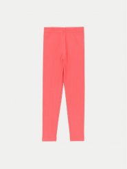 Coccodrillo Legginsy ZC4122102HGK Różowy Slim Fit. Czerwone legginsy dla dziewczynek COCCODRILLO, bez wzorów, z bawełny. Za 29.99 zł.